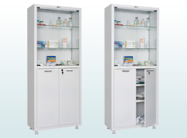 Шкафы для медикаментов и инструментов